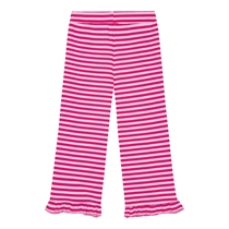 Birkholm Brede Rib Bukser Baby Lyserød & Flamingo Pink